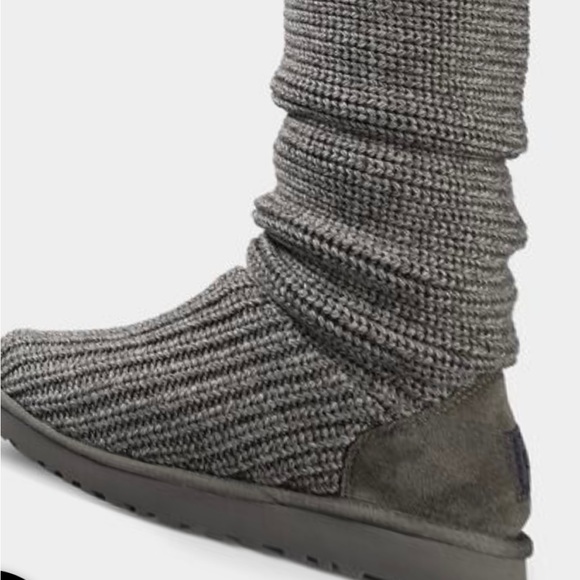 Smokey gray knit Uggs - Picture 5 of 14